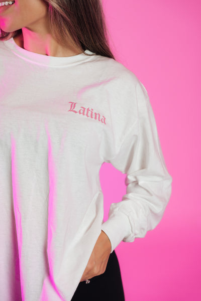 Long sleeve white tshirt