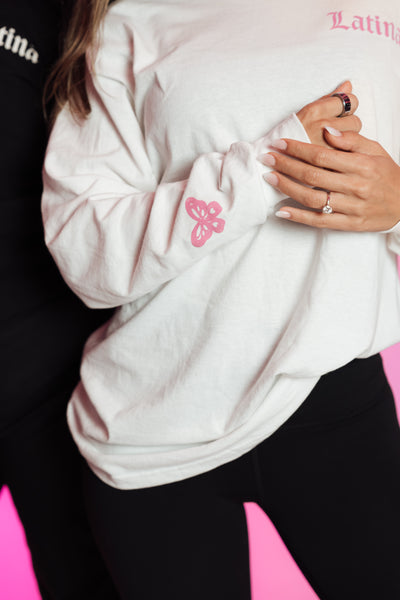 Long sleeve white tshirt